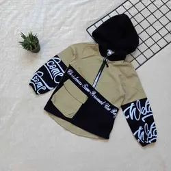 هودی لش کتان گنگ استایل تمام چاپ کد2009013