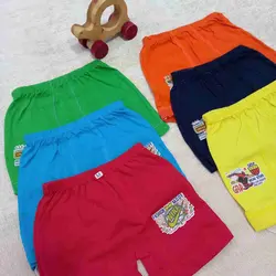 پک 3 تایی شورت پادار سایز 4تا9 سال کد2007002
