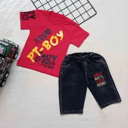 ست تیشرت شلوارک جین PT-BOY کد2005010