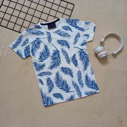 تیشرت پسرانه برگ سایز 50 تا 65 کد2002012