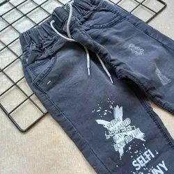 شلوار جین ذغالی X کد2006021