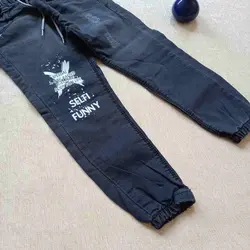 شلوار جین ذغالی X کد2006021