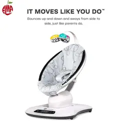 گهواره برقی فور مامز سفید 4Moms مدل Mamaroo