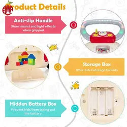 واکر چندکاره موزیکال E8997 هولی تویز Huile Toys