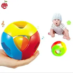 توپ جغجغه رنگارنگ 939-5 هولی تویز Huile Toys