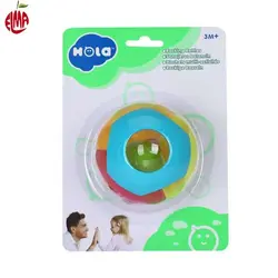 توپ جغجغه رنگارنگ 939-5 هولی تویز Huile Toys