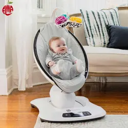 گهواره برقی فور مامز طوسی ساده 4Moms مدل Mamaroo