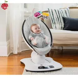 گهواره برقی فور مامز طوسی ساده 4Moms مدل Mamaroo