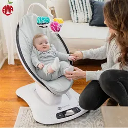 گهواره برقی فور مامز طوسی ساده 4Moms مدل Mamaroo