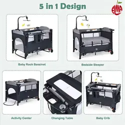 تخت و پارک بغل باز شو 4 در 1 Baby Joy