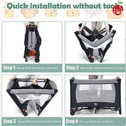 تخت و پارک بغل باز شو 4 در 1 Baby Joy