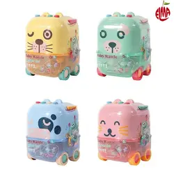 مجموعه جغجغه و دندانگیر موزیکال 5 تکه جعبه ای