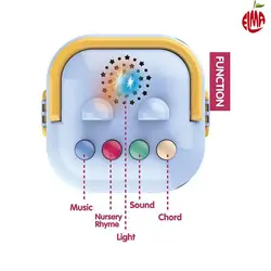 مجموعه جغجغه و دندانگیر موزیکال 5 تکه جعبه ای