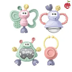 مجموعه جغجغه و دندانگیر موزیکال 5 تکه جعبه ای