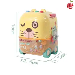 مجموعه جغجغه و دندانگیر موزیکال 5 تکه جعبه ای