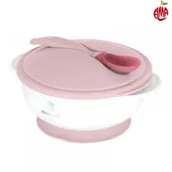 ظرف غذا چسبان با قاشق حرارتی کیکابو Kikkaboo