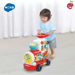 واکر موزیکال چند کاره طرح قطار E8990 هولی تویز Huile Toys