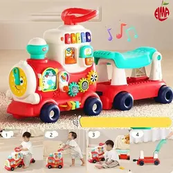 واکر موزیکال چند کاره طرح قطار E8990 هولی تویز Huile Toys