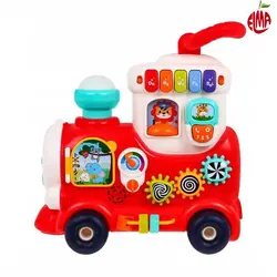واکر موزیکال چند کاره طرح قطار E8990 هولی تویز Huile Toys