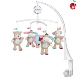 آویز بالا تخت موزیکال بی بی فن طرح خرس ، میمون و الاغ بی بی فن Baby Fehn