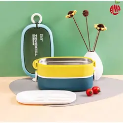 ظرف غذا همراه قاشق و چنگال 1600 میل لانچ باکس Lunch Box