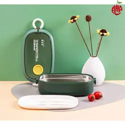 ظرف غذا همراه قاشق و چنگال 900 میل لانچ باکس Lunch Box