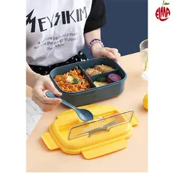 ظرف غذا همراه قاشق و چنگال 1100 میل لانچ باکس Lunch Box