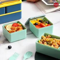 ظرف غذا همراه قاشق و چنگال 1400 میل لانچ باکس Lunch Box