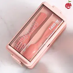 ظرف غذا همراه قاشق و چنگال 1400 میل لانچ باکس Lunch Box