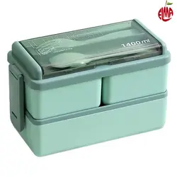 ظرف غذا همراه قاشق و چنگال 1400 میل لانچ باکس Lunch Box