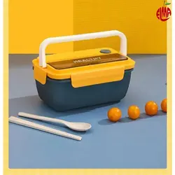 ظرف غذا همراه قاشق و چنگال 1100 میل لانچ باکس Lunch Box