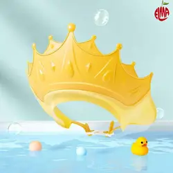 کلاه حمام نوزاد و کودک سیلیکونی طرح تاج