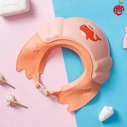 کلاه حمام نوزاد و کودک سیلیکونی طرح دلفین