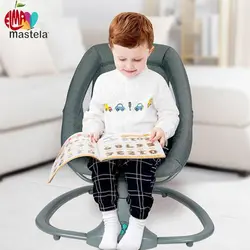 گهواره و تاب برقی طوسی صورتی ماستلا Mastela