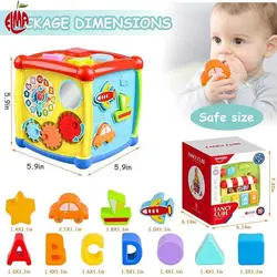 اسباب بازی مکعب آموزشی He-0520 هانگر Huanger