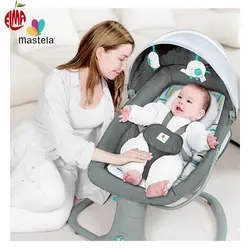 گهواره و تاب برقی طوسی سبز ماستلا Mastela