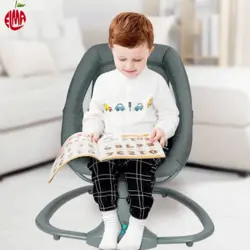 گهواره و تاب برقی طوسی سبز ماستلا Mastela