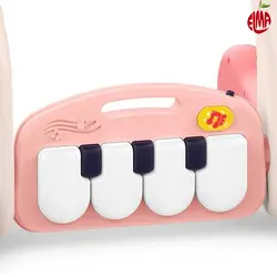 واکر و تشک بازی پیانویی صورتی He-0638 هانگر Huanger