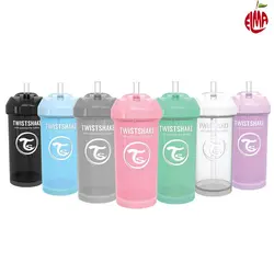لیوان آبمیوه خوری نی دار 360 میل تویست شیک Twistshake