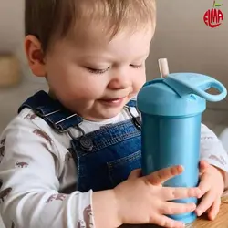 لیوان آبمیوه خوری نی دار 360 میل تویست شیک Twistshake