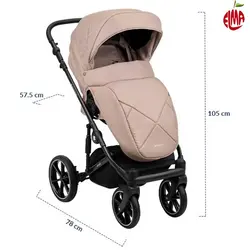 سرویس کالسکه کرم مدل Amani 2in1  کیکابو Kikkaboo