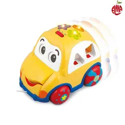 ماشین و پازل زرد موزیکال 00659 وین فان Winfun