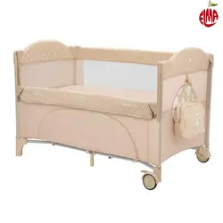 تخت و پارک بژ مدل Milky Way کیکابو Kikkaboo