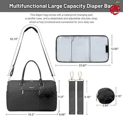 ساک لوازم تمام ابردوزی مشکی لاو ووک Lovevook