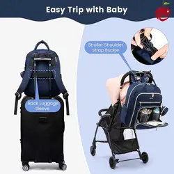 کوله پشتي ابردوزی سرمه ای لاو ووک Lovevook