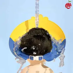 کلاه حمام نوزاد و کودک سیلیکونی طرح جوجه