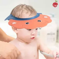 کلاه حمام نوزاد و کودک سیلیکونی طرح لبخند و ستاره