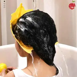 کلاه حمام نوزاد و کودک سیلیکونی طرح تاج