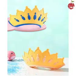 کلاه حمام نوزاد و کودک سیلیکونی طرح تاج