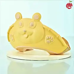 کلاه حمام نوزاد و کودک سیلیکونی طرح خرس